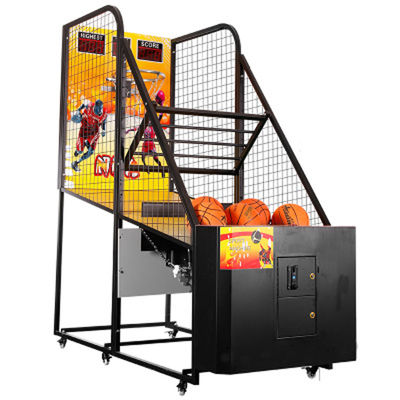 US Plug Scoring Hoops Arcade Machine Mini Basketball Arcade Machine Coin Operated