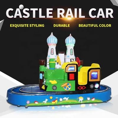 Trackless Train Coin Operated Carousel Kiddie Ride Merry Go Round For 1 Player