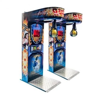 Coin Operated Boxing Arcade Machine Big Punchbag 220V