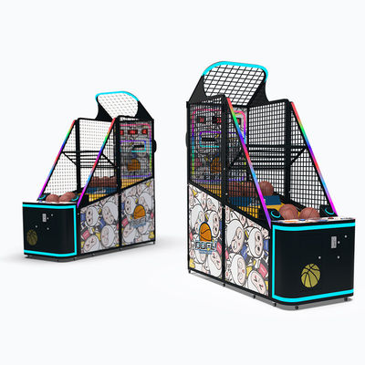 Interactive Coins Operated Basketball Pro Arcade Game Indoor Sports 80W