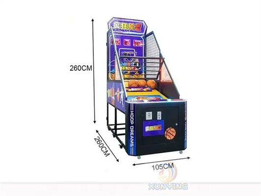 240V Coin Operated Electronic Arcade Basketball Machine Shooting Games