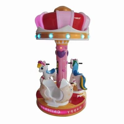Coin Operated Carousel Kiddie Ride Horse Game Machine 230V OEM