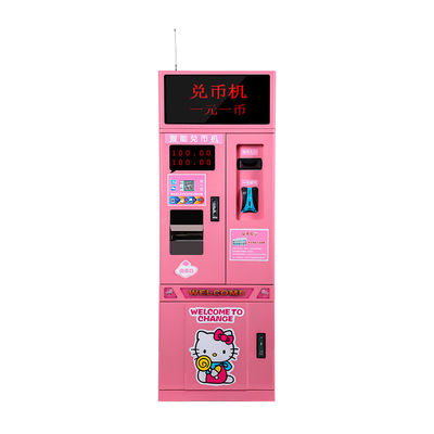 Smart Automatic bills to coins Token Exchange Machine Indoor Laundry