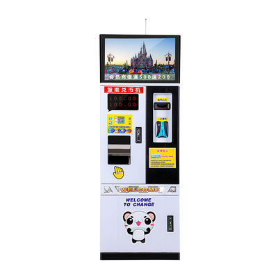 Smart Automatic bills to coins Token Exchange Machine Indoor Laundry
