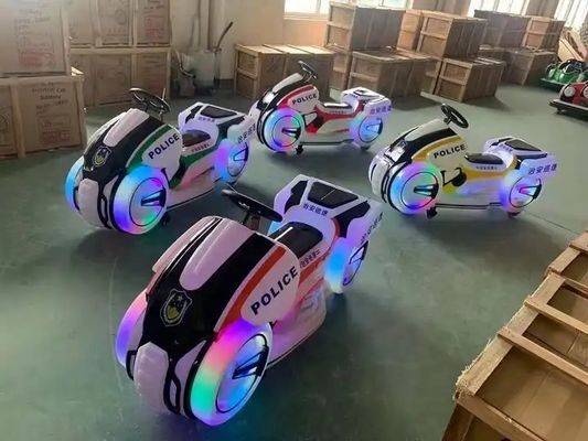 Fairground Theme Park Bumper Cars Electric Kid Motorcycle Customized