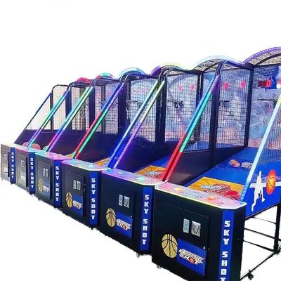 ODM Coin Operated Real Arcade Basketball Machine Indoor Entertainment 230V