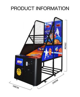 ODM Coin Operated Real Arcade Basketball Machine Indoor Entertainment 230V