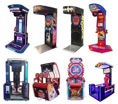 Amusement Park spider Boxing Punch Machine Smart Music UK Plug Customized