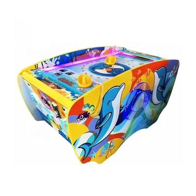 Full Size Coin Operated Air Hockey Table Machine For Children'S Entertainment