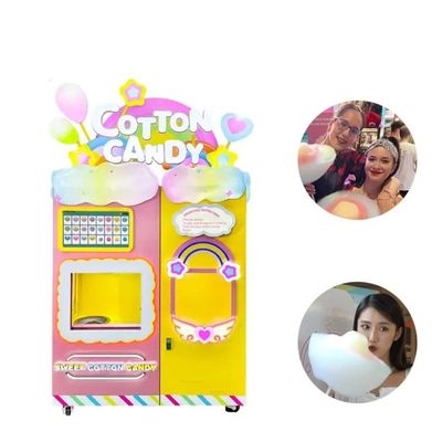 Feiloli Flower Cotton Candy Floss Vending Machine Apparatus US PLUG