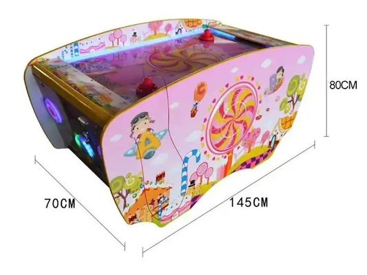 Full Size Coin Operated Air Hockey Table Machine For Children'S Entertainment