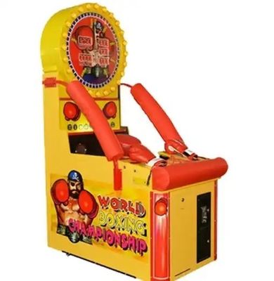Coin Operated Indoor Playground Boxing Punch Machine Arcade 1 Player