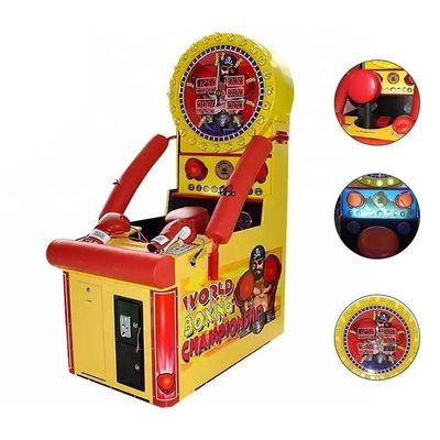 Coin Operated Indoor Playground Boxing Punch Machine Arcade 1 Player
