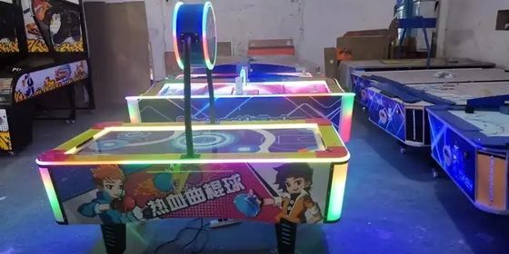 US PLUG 220V Arcade Air Hockey Table for Shopping Mall Entertainment