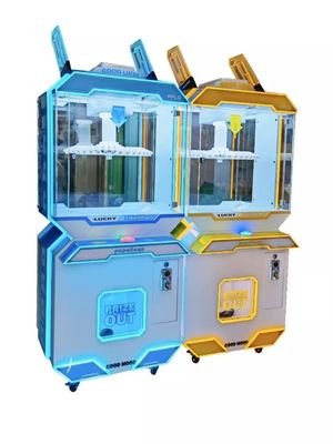 Amusement Park Mini Electronic Clip Crane Plush Toy Doll Vending Machine for Plastic