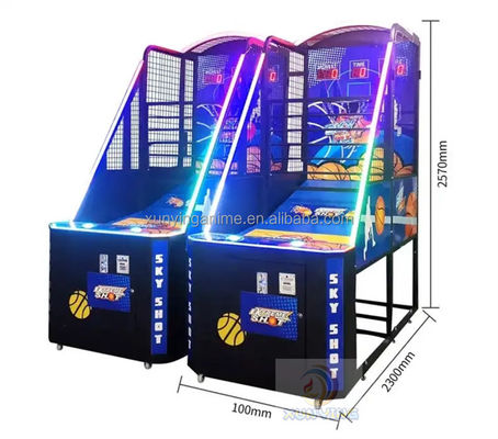Mini Coin Operated Arcade Basketball Machine For Amusement Game Center