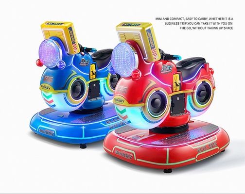Fiberglass 3D Games Kiddie Ride Car with 1 Player Coin Pusher and Eye-catching Design