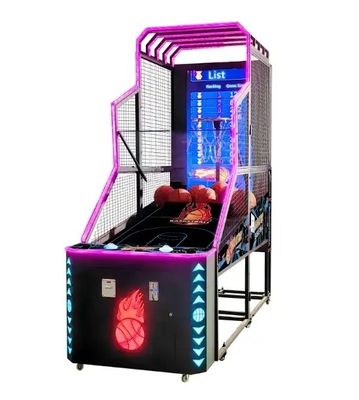 1 Player 3D Screen Arcade Electronic Basketball Shooting Game Machine 55 Inch Monitor