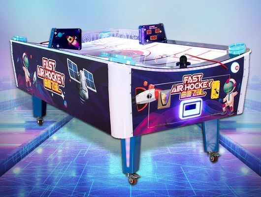 Indoor Game Arcade Air Hockey Table Metal Acrylic Plastic Material