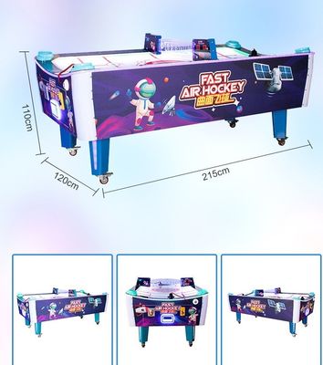 Indoor Game Arcade Air Hockey Table Metal Acrylic Plastic Material