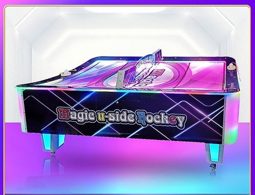 Indoor Game Arcade Air Hockey Table Metal Acrylic Plastic Material