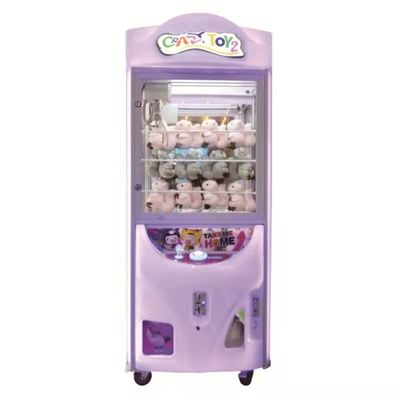 110V/220V Voltage Crane Plush Toy Doll Claw Stuffed Toy Game Machine with Cash Acceptor