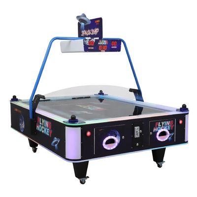 4P Arcade Air Hockey Table Game Machine Acrylic Surface 110V