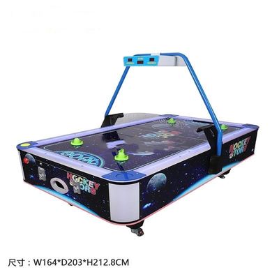 4P Arcade Air Hockey Table Game Machine Acrylic Surface 110V