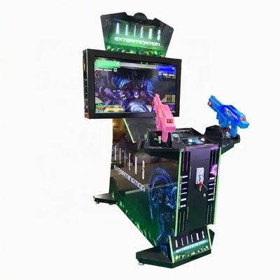 Upgrade Your Arcade 42" Laser Shooting Machine With Pedal Arcade Gun for Game Centers