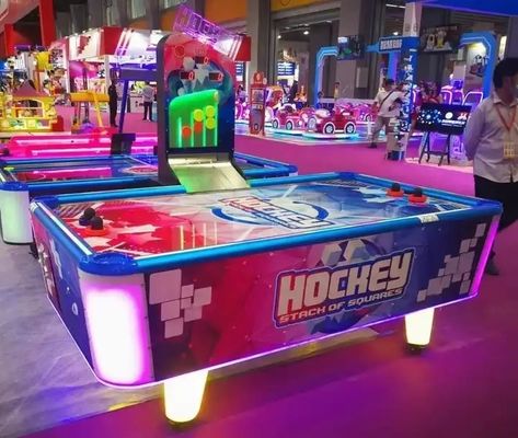 2 Players Indoor Air Hockey Arcade Machine Pucks With Multi Balls