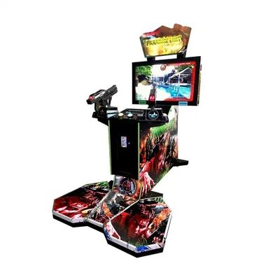 US PLUG 42" Paradise Lost Kids Pusher Arcade Shooting Gun Game Machine with Plug Type