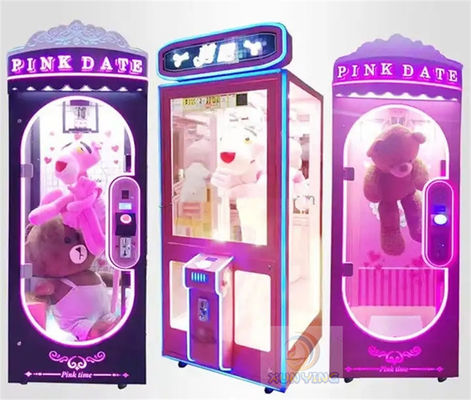 Indoor 3s Crane Games Toy Vending Gift Scissor Prize Machine for Fun 3 Years in Black