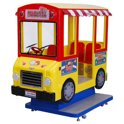 1180*600*610MM Dimensions Mini Bus Kiddie Ride with Coin Operation and US PLUG