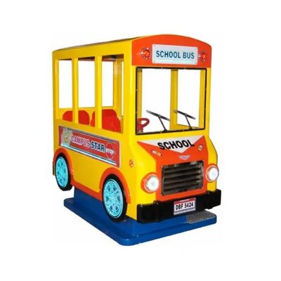 1180*600*610MM Dimensions Mini Bus Kiddie Ride with Coin Operation and US PLUG