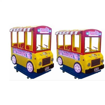 1180*600*610MM Dimensions Mini Bus Kiddie Ride with Coin Operation and US PLUG