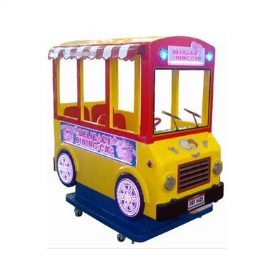 1180*600*610MM Dimensions Mini Bus Kiddie Ride with Coin Operation and US PLUG