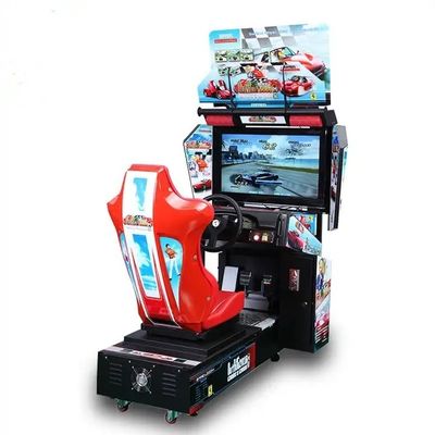 Customized Metal acrylic plastic Racing Simulator Rig for 3D Car Racing Game Machine