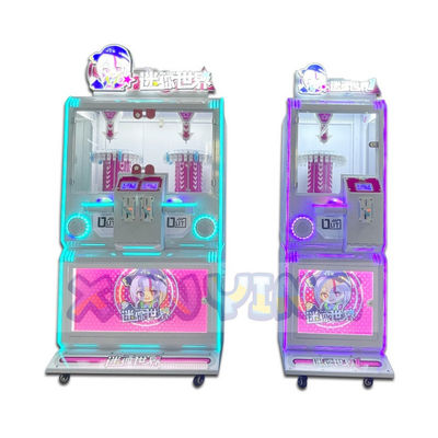 Lucky Wheel Toy Vending Mini Prize Cube Claw Machine For Adults 4 Players