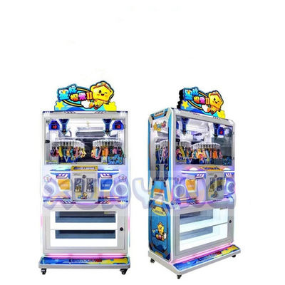 Lucky Wheel Toy Vending Mini Prize Cube Claw Machine For Adults 4 Players