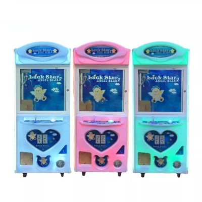 Shopping Mall Crane Claw Machine with Metal acrylic plastic Material and Coin Operation