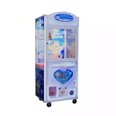 Shopping Mall Crane Claw Machine with Metal acrylic plastic Material and Coin Operation