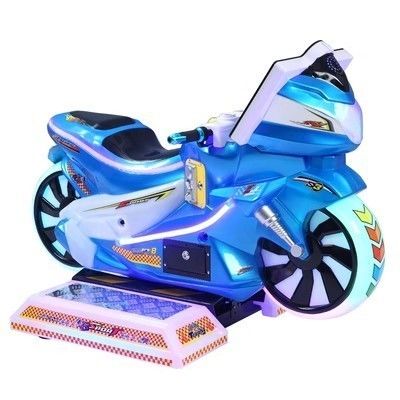 Electric Motorcycle Super Motor Video Game Machine with Swing at Amusement Game Center