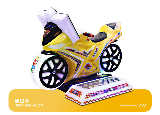 Electric Motorcycle Super Motor Video Game Machine with Swing at Amusement Game Center