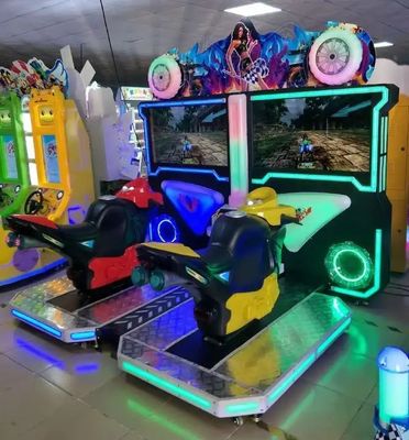 Rev Up Your Fun with Our Age 3 Years Simulation Racing Game Machine Picture Included