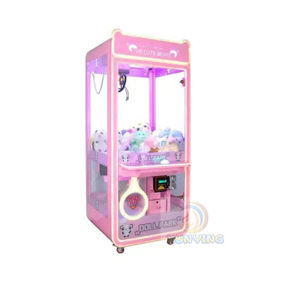 Customized Coin Operated Toy Vending Arcade Doll Claw Machine with Bill Acceptor