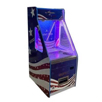 Indoor Amusement Park Drag Quarter Coin Pusher Arcade Game Blue Custom Built
