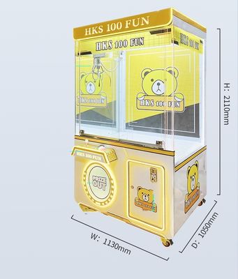 110V/220V/230V Voltage Claw Crane Machine for Your Entertainment Center L79*W87*H185 CM