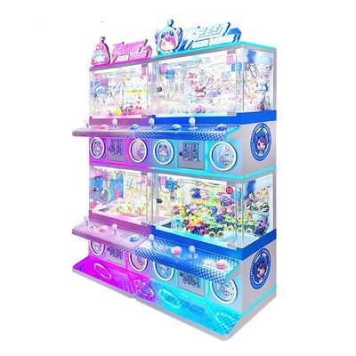 4 Players Mini Claw Machine with Plug Type EU/US/UK/AU Plug Metal Acrylic Plastic Toy