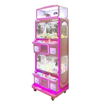 4 Players Mini Claw Machine with Plug Type EU/US/UK/AU Plug Metal Acrylic Plastic Toy