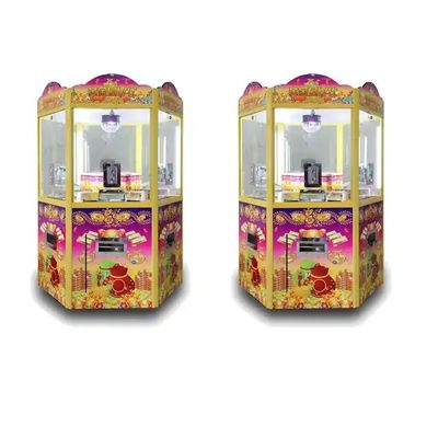 Customised Coin Operated claw Arcade Game Machine 6 Players 100KG